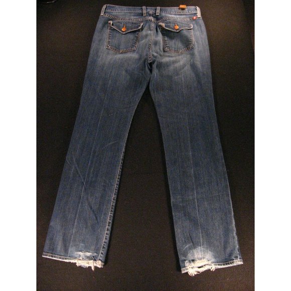 Lucky Brand Womens Jeans 31 x 31 MEASURED tag 10/30 CLASSIC RIDER Blue Denim - Picture 2 of 12